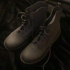 Grey soft leather docs